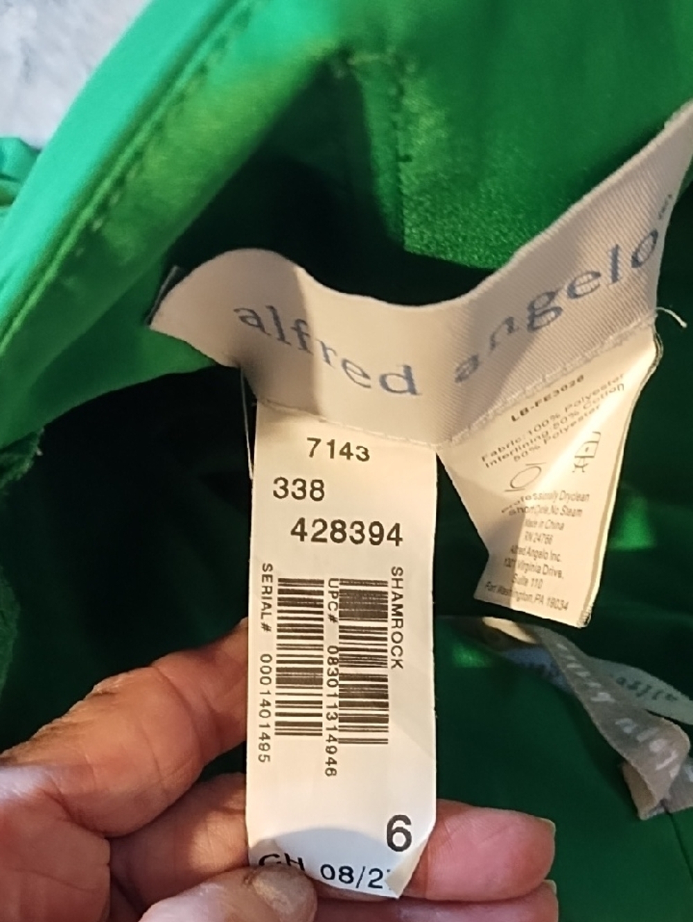 Alfred Angelo Strapless Green Chiffon Cocktail Dress Like New Size 6. Gorgeous. - Picture 5 of 14